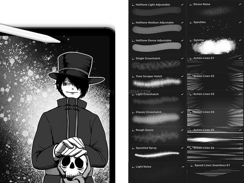 90+Procreateͼˢ