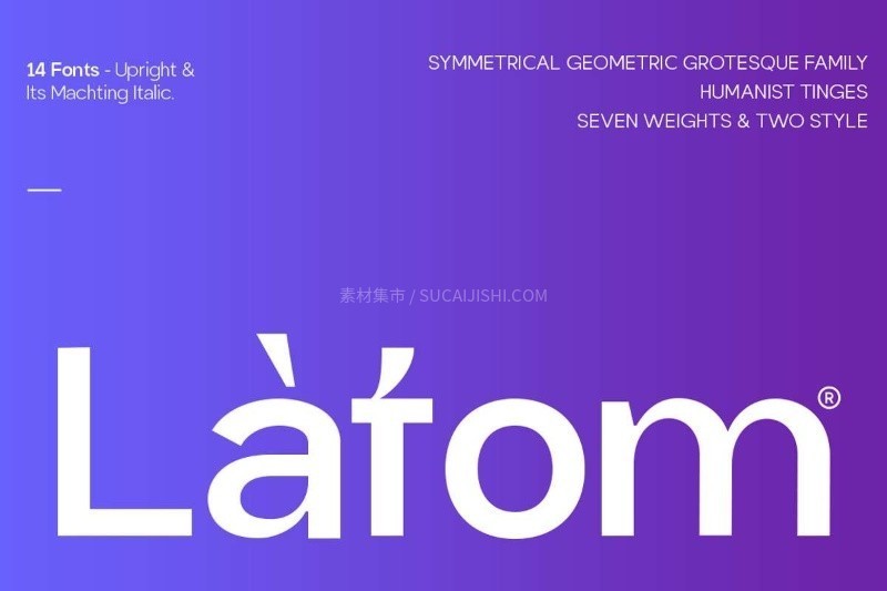 Latom Grotesque 高端品牌英文字体完整版