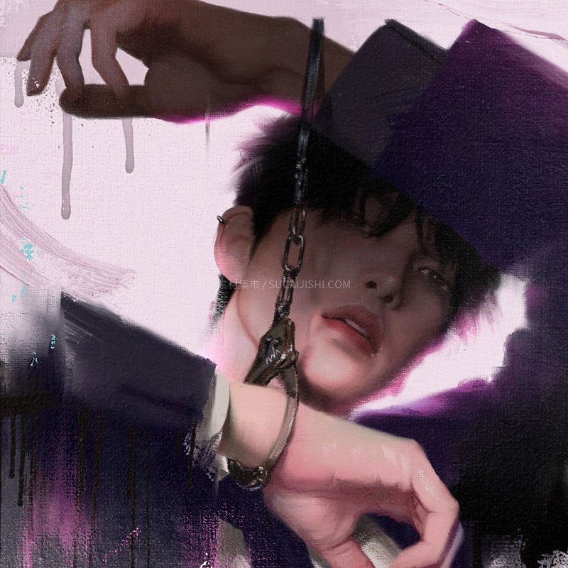 Procreate厚重油画质感笔刷
