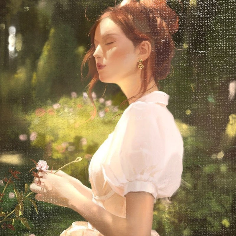 Procreate厚重油画质感笔刷
