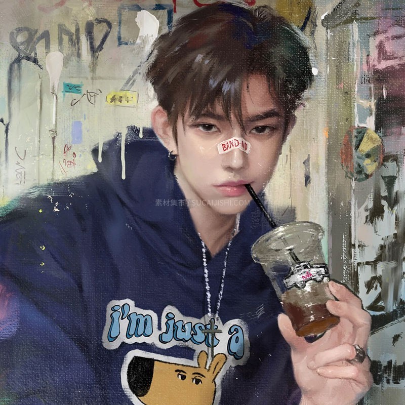 Procreate厚重油画质感笔刷