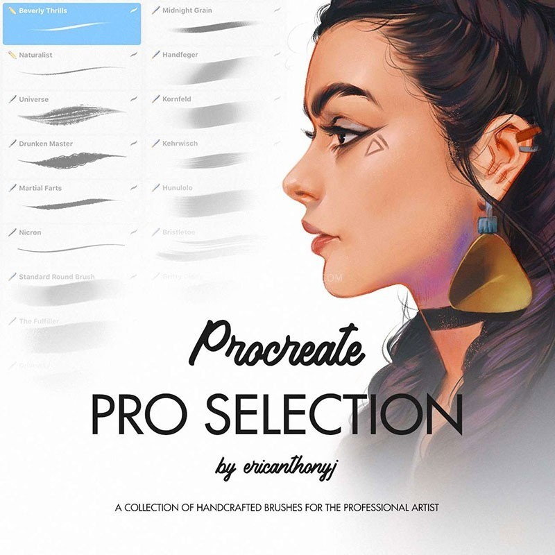 Procreate专业人像笔刷