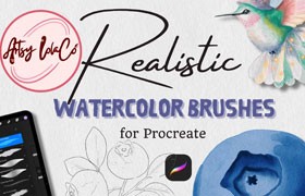 Procreate写实水彩笔刷
