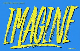 Imagine Brush真实手刷英文字体
