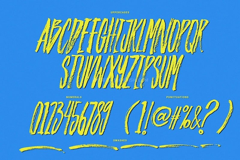 Imagine Brush真实手刷英文字体