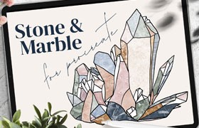 70+Procreate大理石纹理笔刷