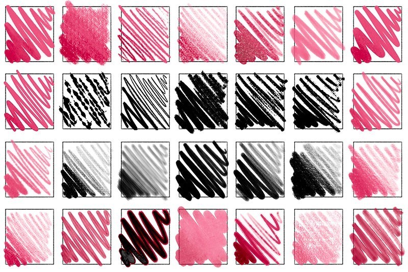 Procreate动漫流畅线条笔刷