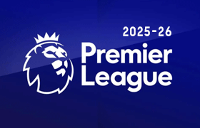 英超联赛 2025-2026 赛季官方球衣字体