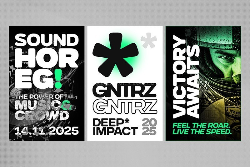 Gunterz Rounded 时尚粗圆英文字体