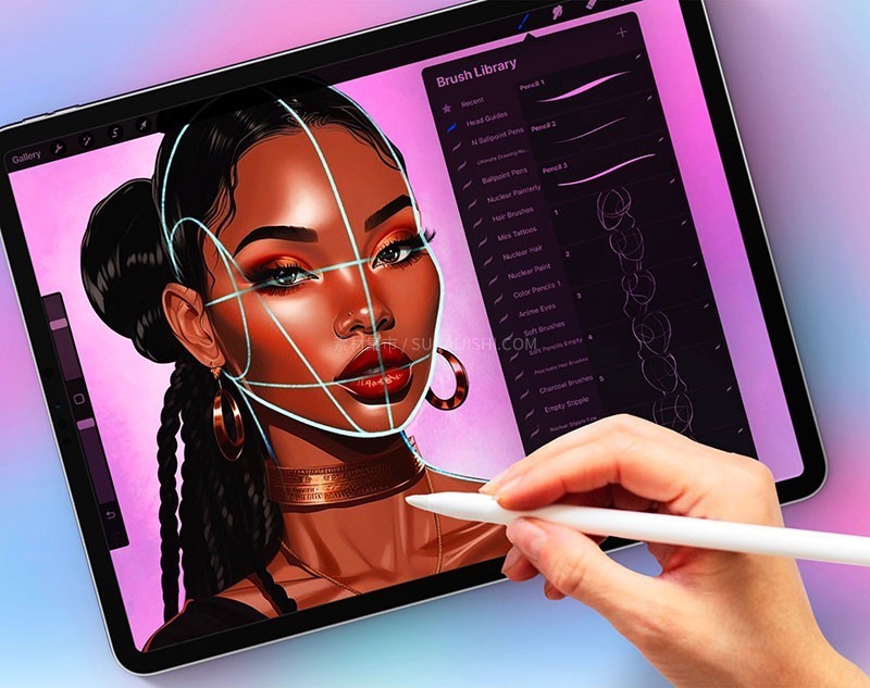 70+Procreate�������߱�ˢ