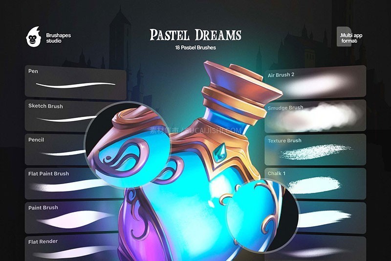 18֧ϷԭProcreate+PSˢ