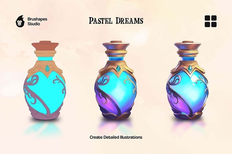 18֧ϷԭProcreate+PSˢ