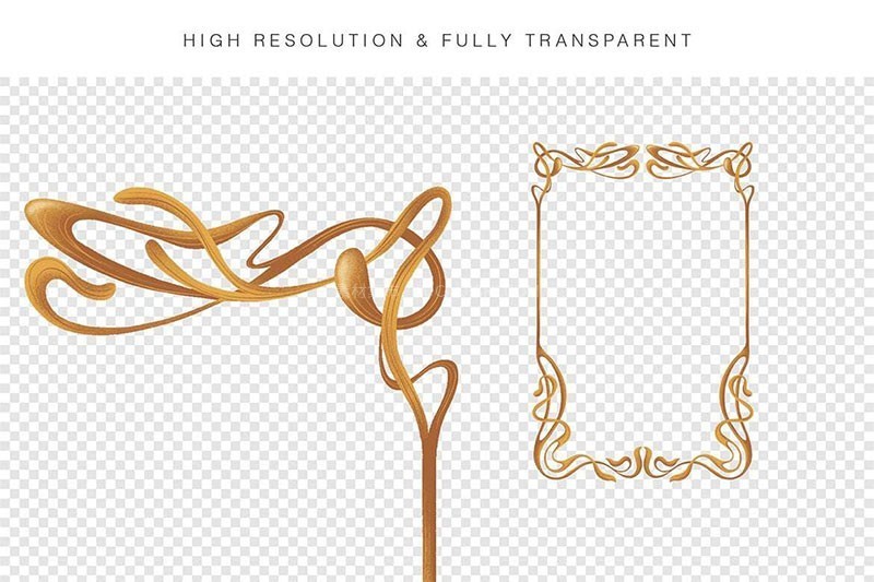 60+复古装饰框架边框设计素材包