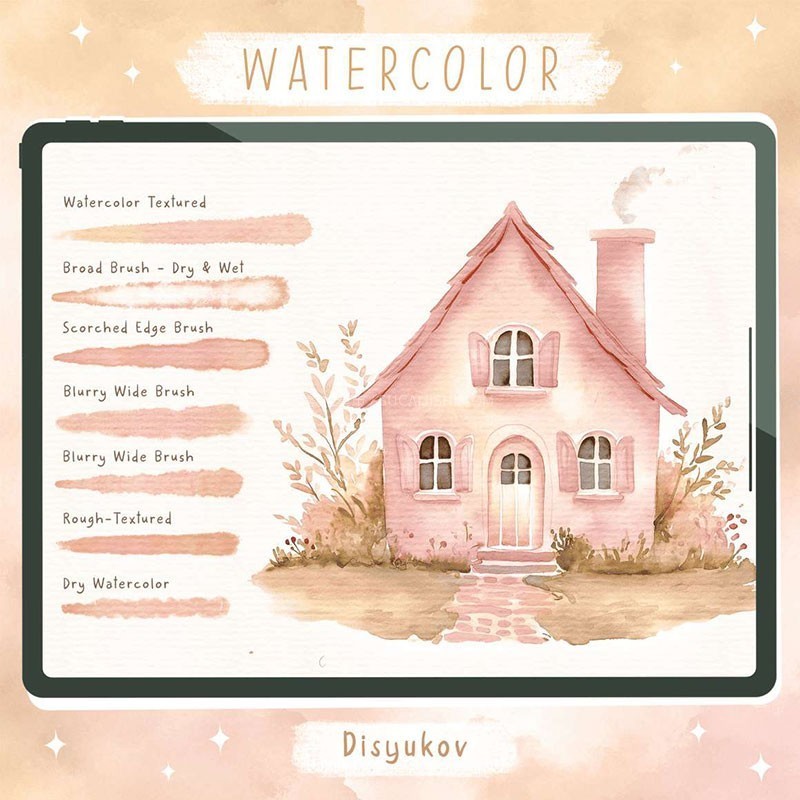 30+Procreateˮֽάʸбˢ