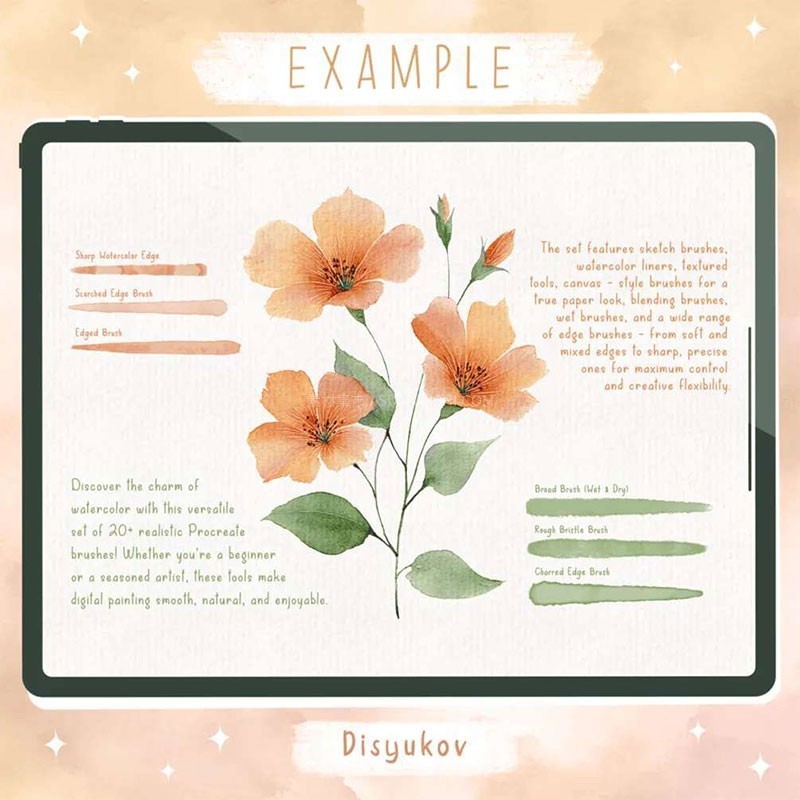 30+Procreateˮֽάʸбˢ