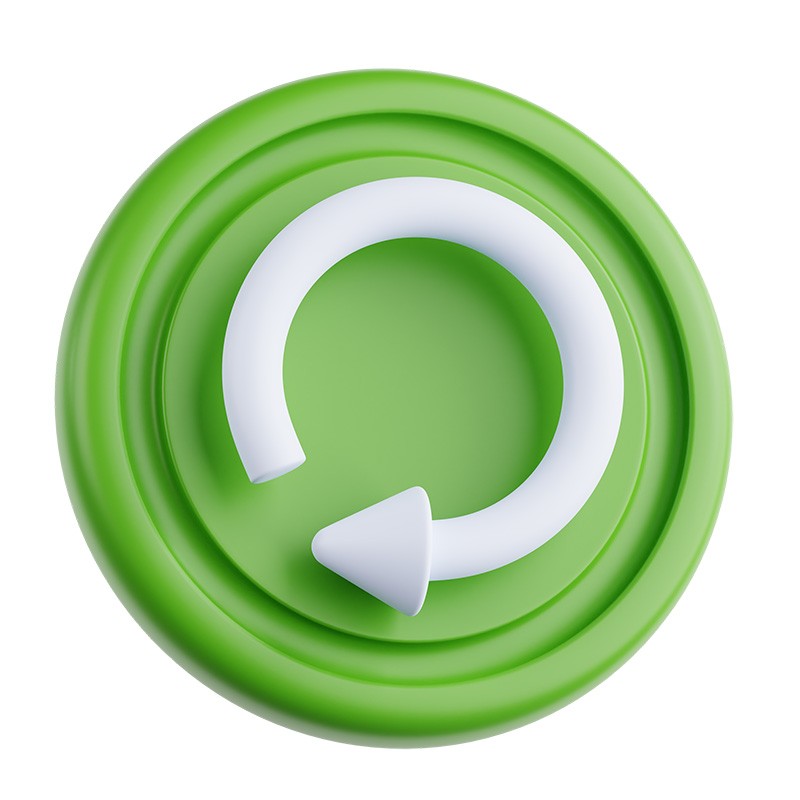 ͨˢ¼ͷ Cartoon refresh arrow 3d model