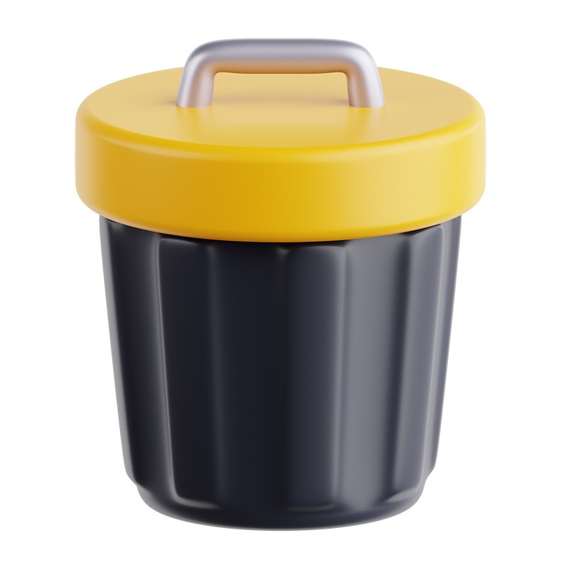 ͨͰCartoon trash can 3d model