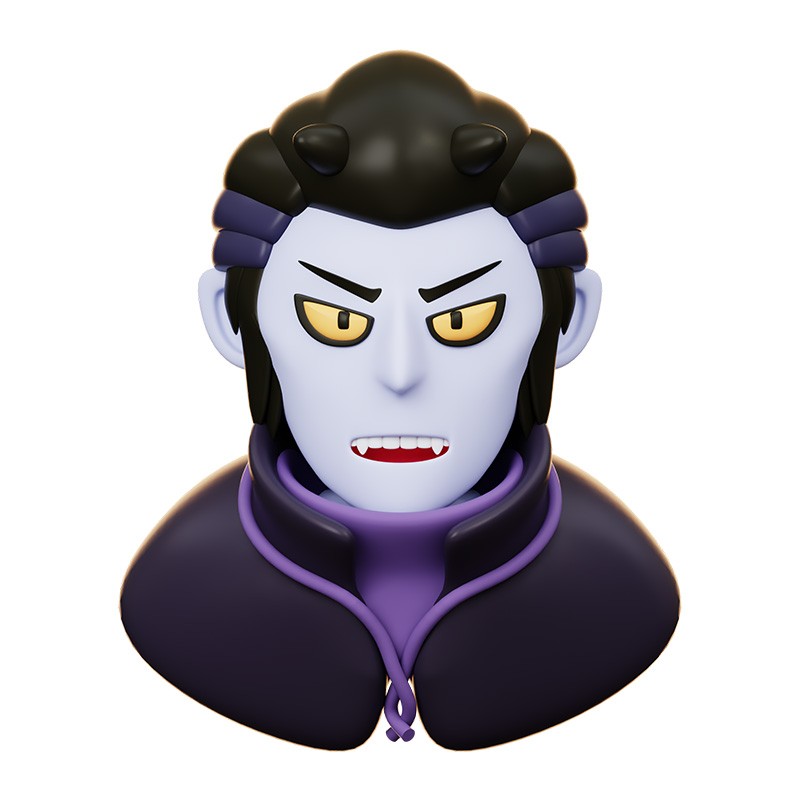 ʥڿͨ¹/Ѫ Halloween cartoon-style Dracula/Count of the Vampire 
3d model