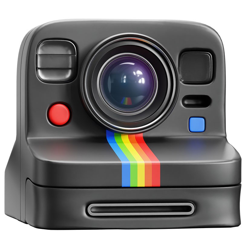 Polaroid camera 3d model
