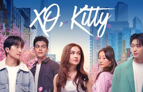 《爱你的基蒂》XO, Kitty 美剧海报英文字体