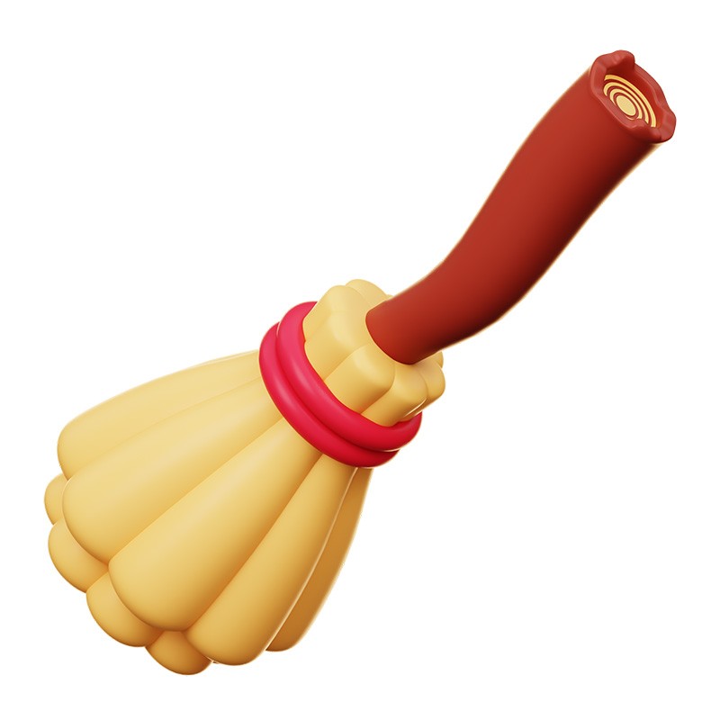 ͨħɨ Cartoon Magic Broom 3d model