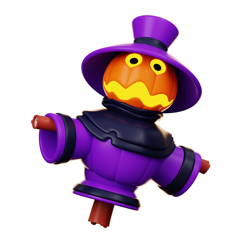 �Ϲϵ�����Pumpkin Scarecrow 3d model
