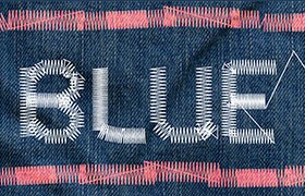 PT Sewed 牛仔布艺缝线效果装饰字体