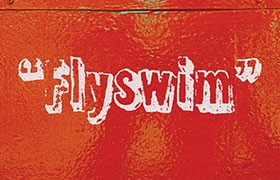 Flyswim颓废风复古字体