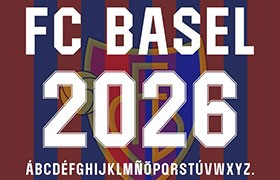 巴塞尔足球俱乐部 2025-2026 赛季球衣字体
