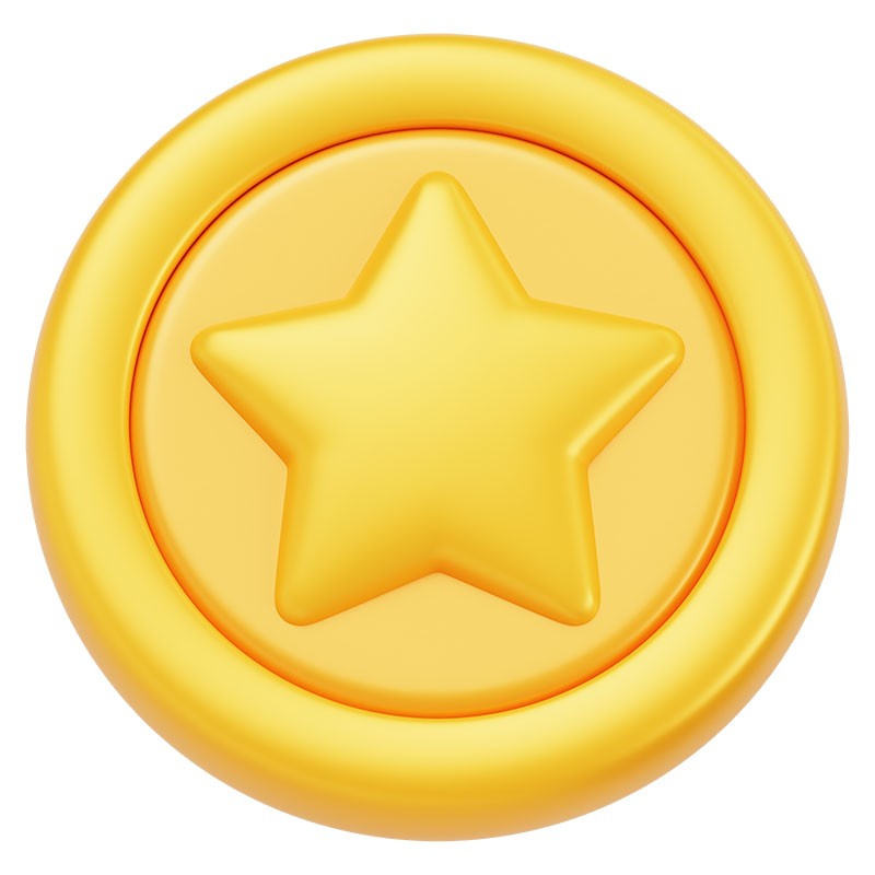 ǽ Star Coins 3d model