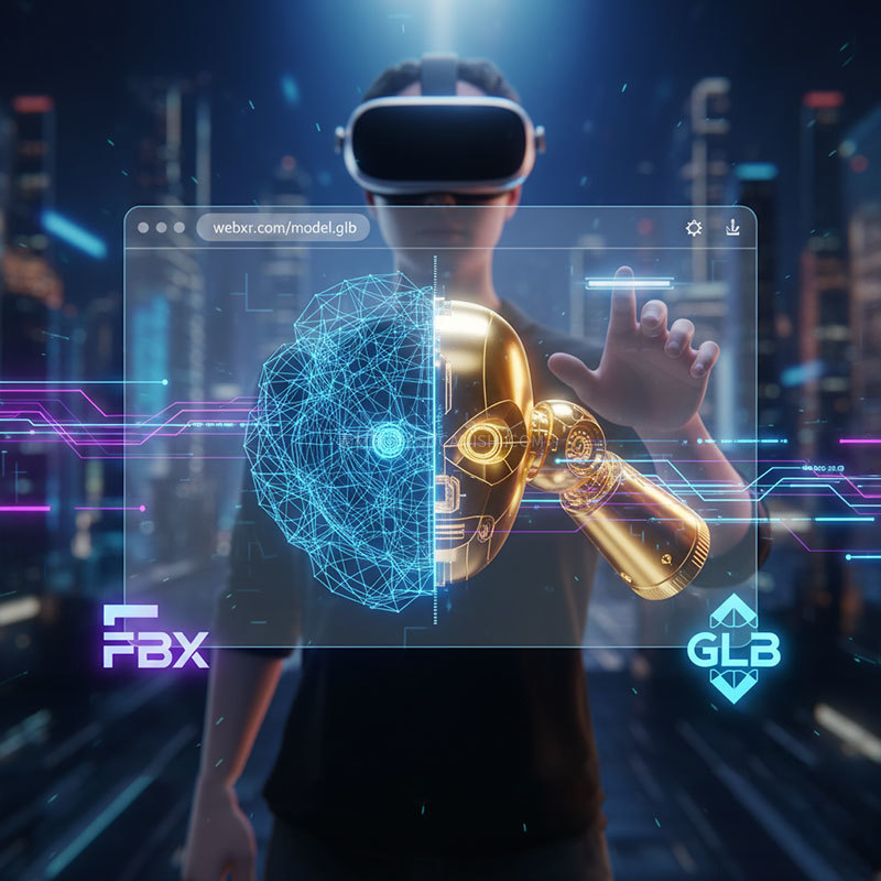GLB vs FBXΪWebXRĿѡȷģ͸ʽ