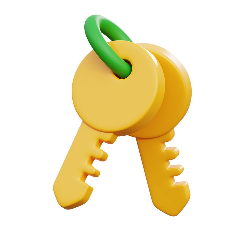 钥匙串 Keychain 3d model