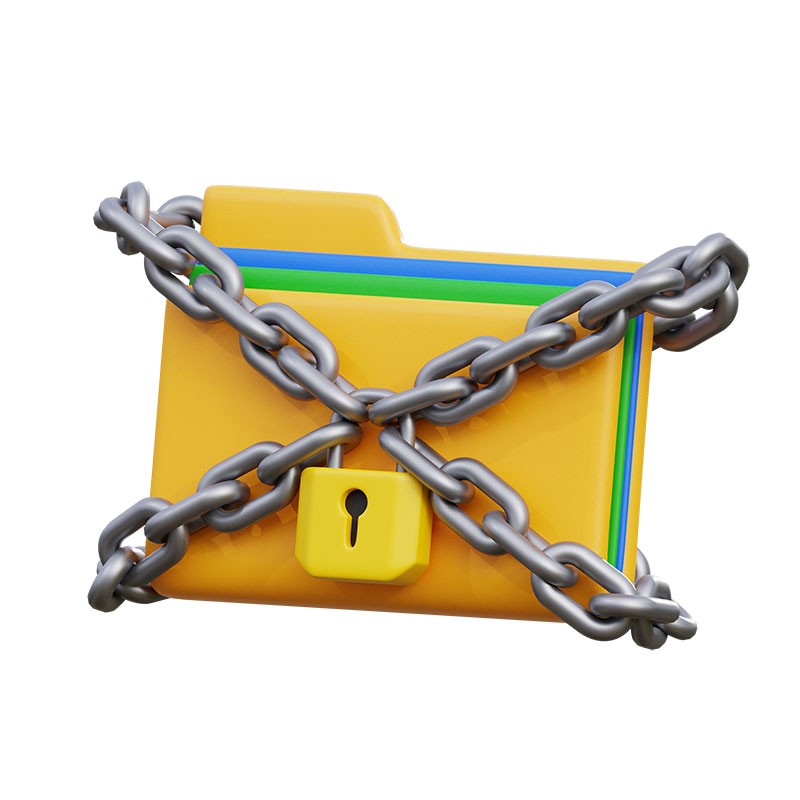ĵ Encrypted Document 3d model