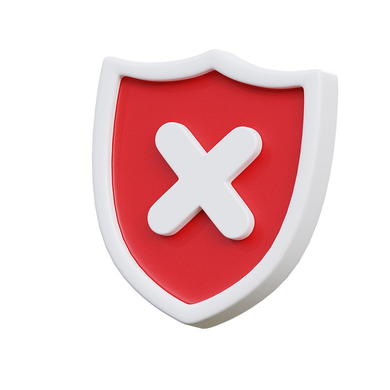 ͨȫƴ/ Cartoon Security Shield Error / Warning 3d model