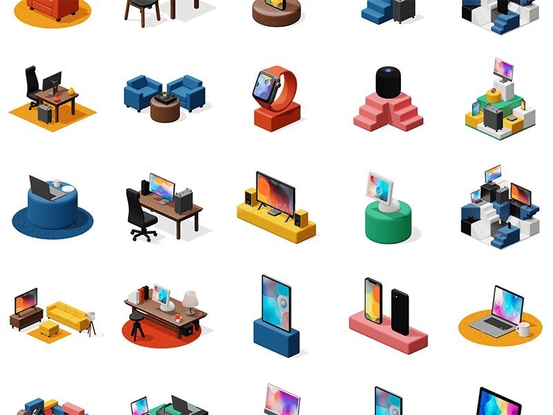 400+�Ƽ���Ʒ�Ҿ߳���3D�Ⱦ�ͼ�� PNG Figma��ʽ