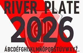 河床竞技俱乐部 2025-2026 赛季球衣字体