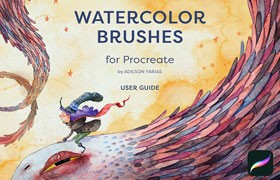 40+Procreate国画毛笔晕染笔刷