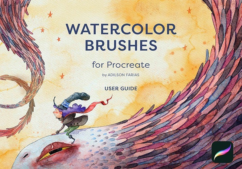 40+Procreate����ë����Ⱦ��ˢ