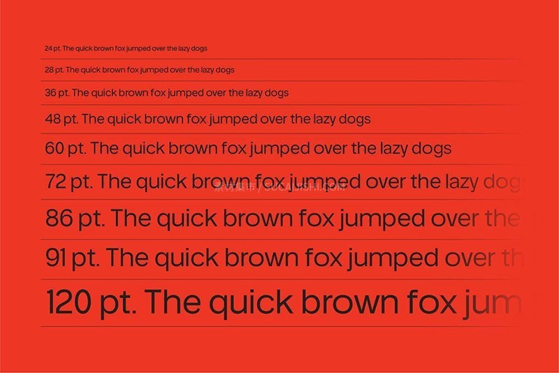 Neue Helvetica 经典重制无衬线字体