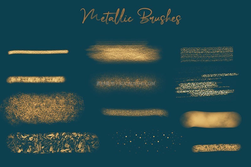 50+Procreate金箔烫金笔刷