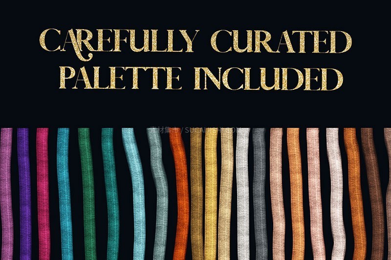 50+Procreate金箔烫金笔刷