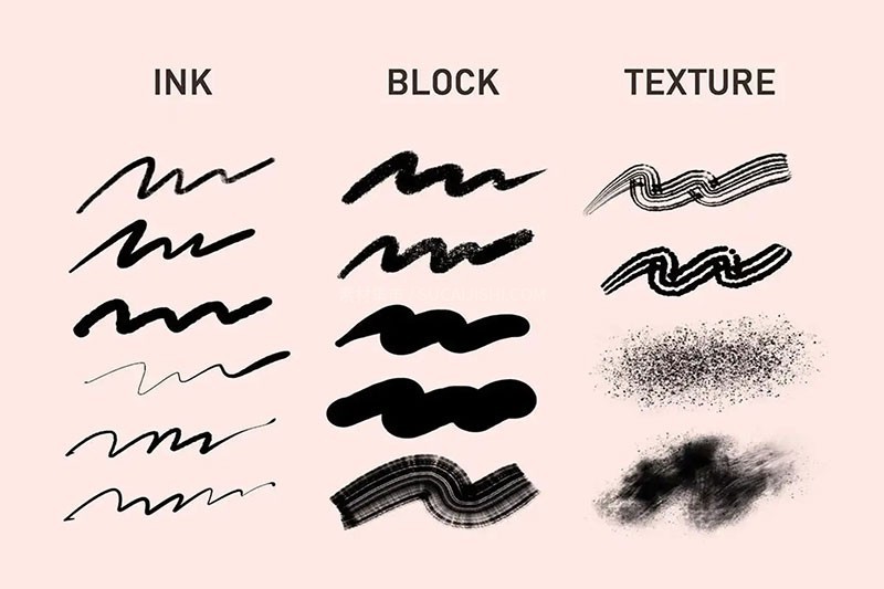 Procreate���Ÿ�īˮ��ƽͿ��ˢ