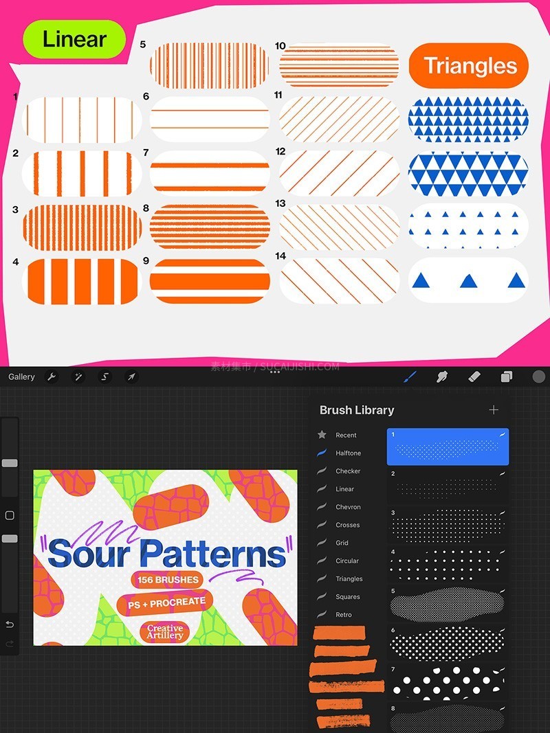 150+��������ͼ��Procreate+PS��ˢ