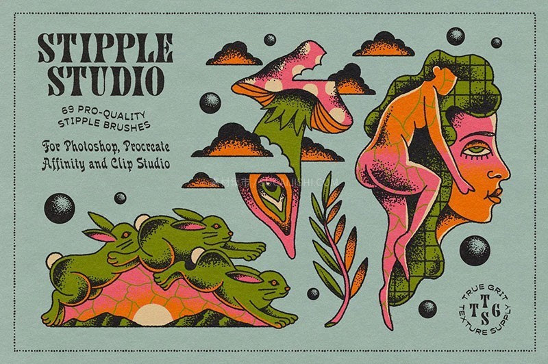 ʽŵ㻭ӰProcreate+PSˢ