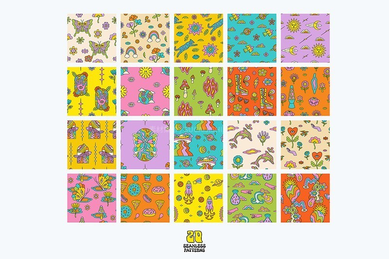 170+�����Իÿ�ͨ��˹�Ʒ�ʸ���廭�� AI SVG PNG��ʽ