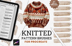 Procreate�ֹ�����֯������ˢ