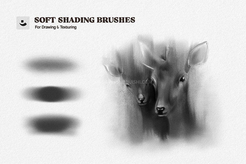 10֧�����ʸ�̿�������ˢ��װ��Procreate/PS/Affinity��