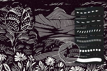 12֧ľ�̵̿�������ˢ��Procreate/CSP/Affinity��