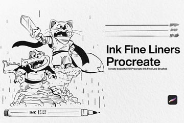 10֧Procreate��ϸ���߱�ˢ