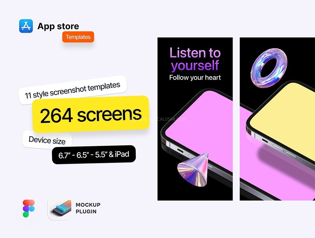 AppStoreƻ��Ӧ���̵��ϼܽ�ͼFigmaģ��